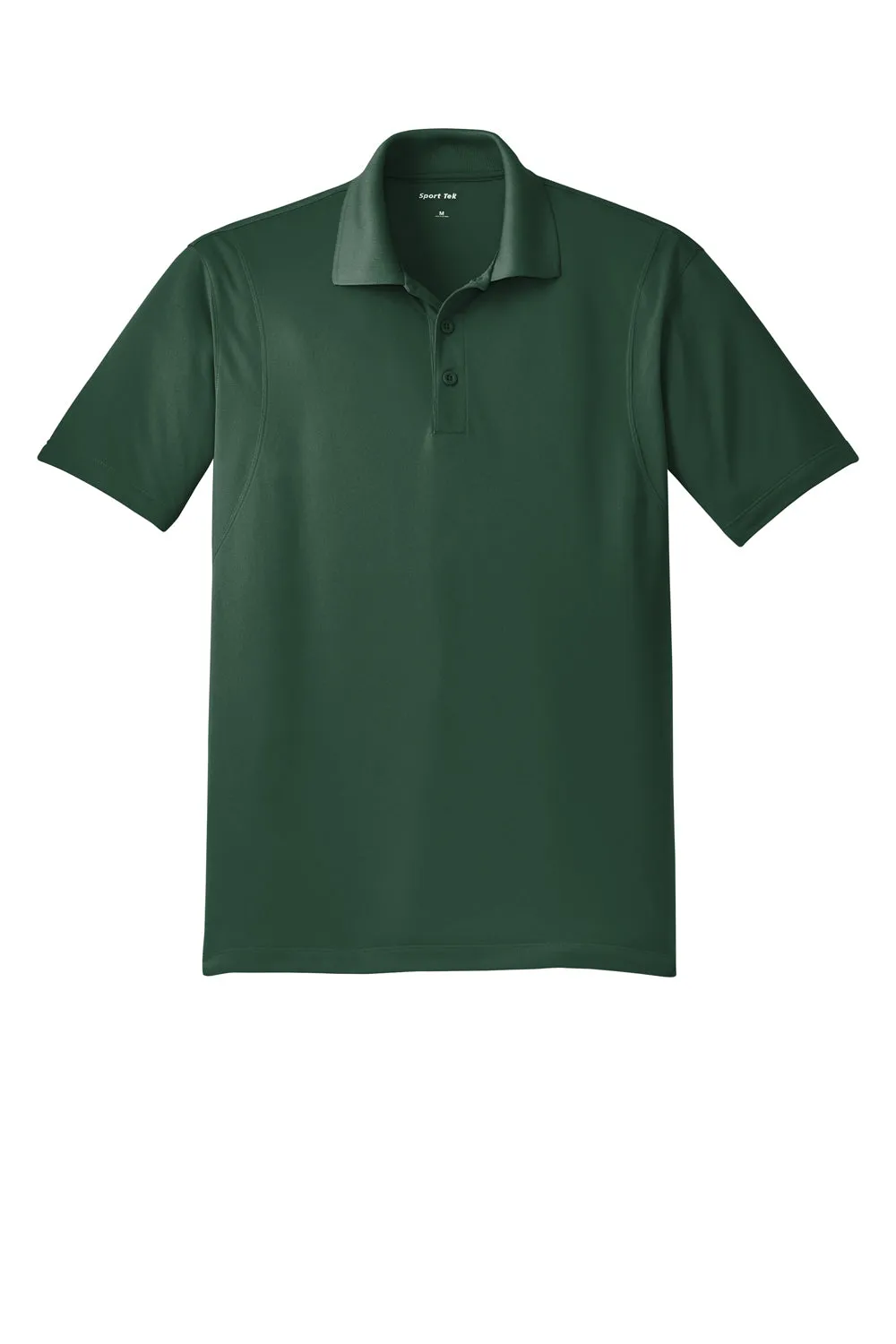 Sport-Tek Mens Sport-Wick Moisture Wicking Short Sleeve Polo Shirt - Forest Green