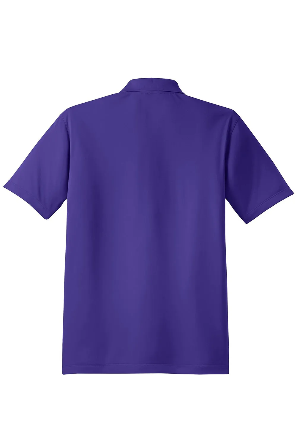 Sport-Tek Mens Sport-Wick Moisture Wicking Short Sleeve Polo Shirt - Purple