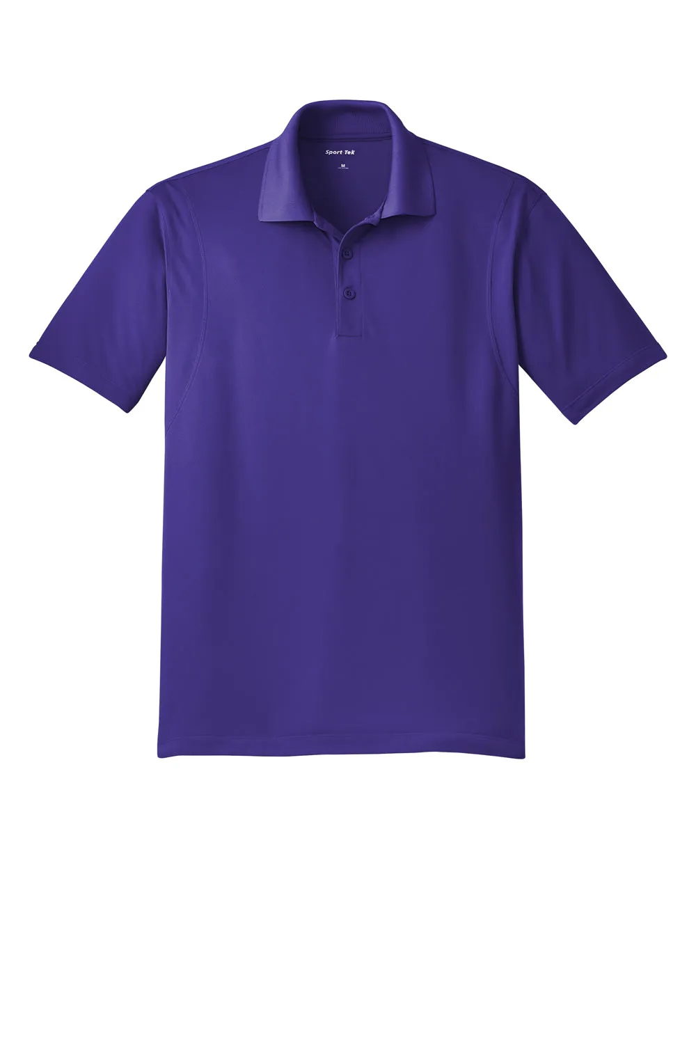 Sport-Tek Mens Sport-Wick Moisture Wicking Short Sleeve Polo Shirt - Purple
