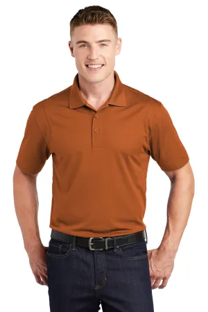 Sport-Tek Mens Sport-Wick Moisture Wicking Short Sleeve Polo Shirt - Texas Orange