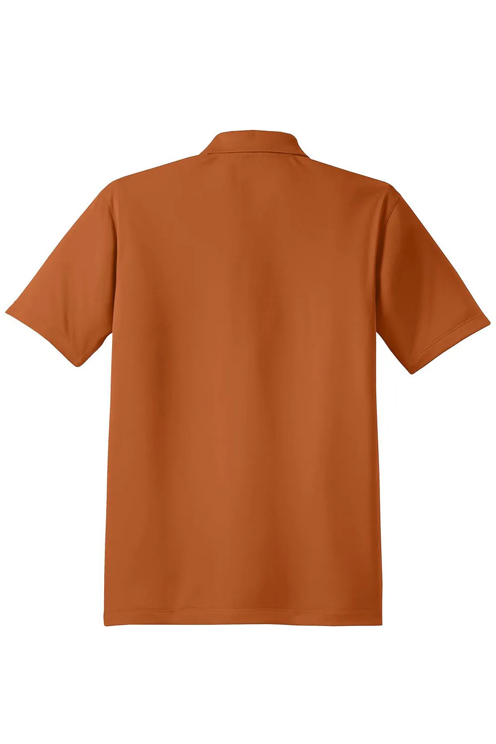 Sport-Tek Mens Sport-Wick Moisture Wicking Short Sleeve Polo Shirt - Texas Orange