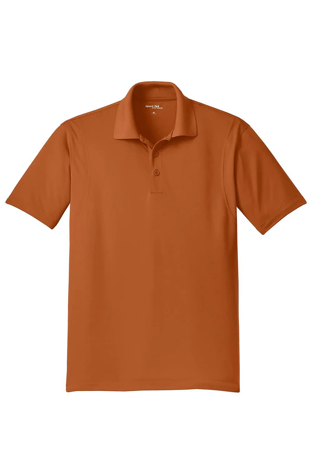Sport-Tek Mens Sport-Wick Moisture Wicking Short Sleeve Polo Shirt - Texas Orange