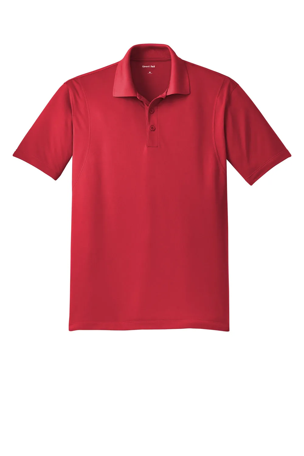 Sport-Tek Mens Sport-Wick Moisture Wicking Short Sleeve Polo Shirt - True Red