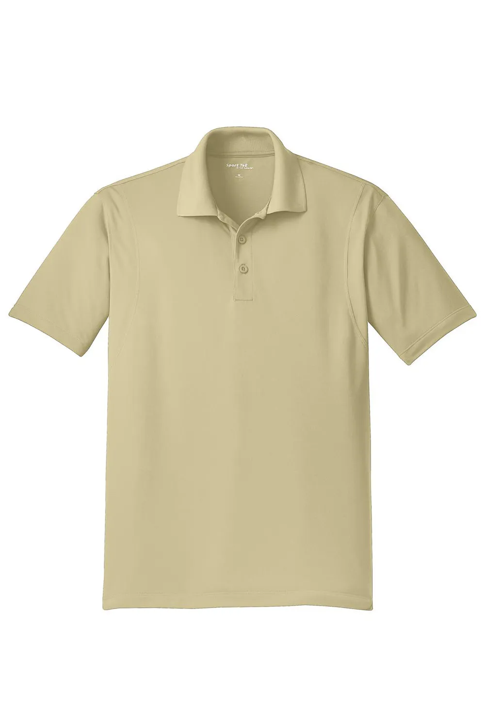 Sport-Tek Mens Sport-Wick Moisture Wicking Short Sleeve Polo Shirt - Vegas Gold