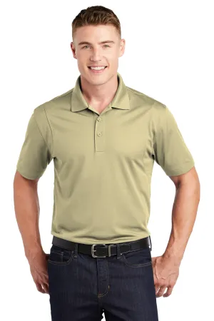Sport-Tek Mens Sport-Wick Moisture Wicking Short Sleeve Polo Shirt - Vegas Gold