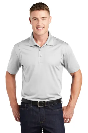 Sport-Tek Mens Sport-Wick Moisture Wicking Short Sleeve Polo Shirt - White