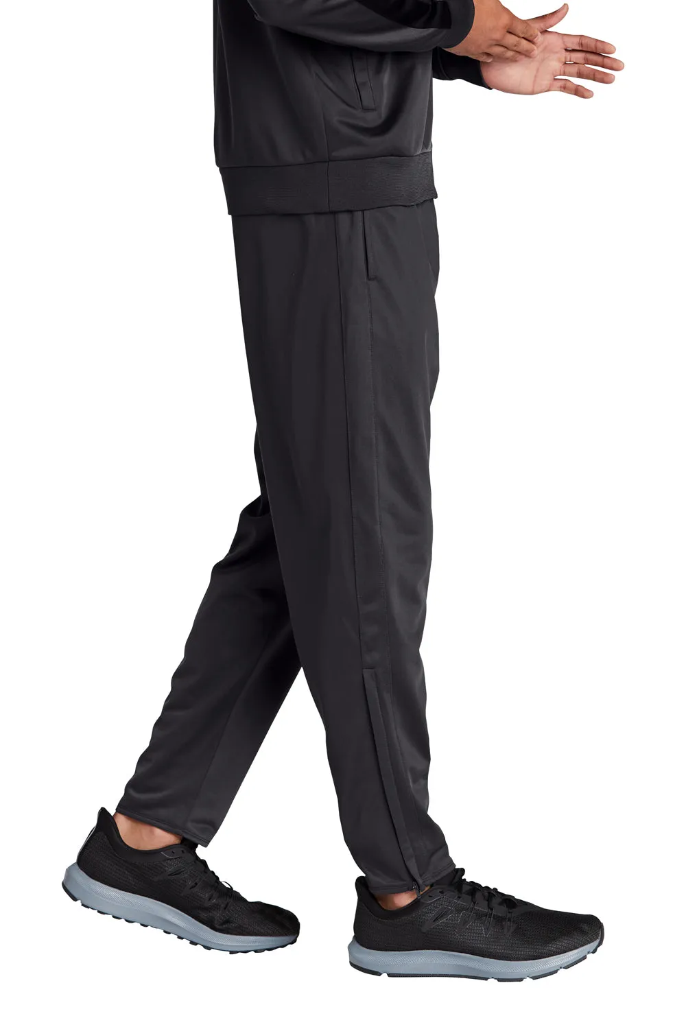 Sport-Tek Mens Tricot Track Pants w/ Pockets - Graphite Grey
