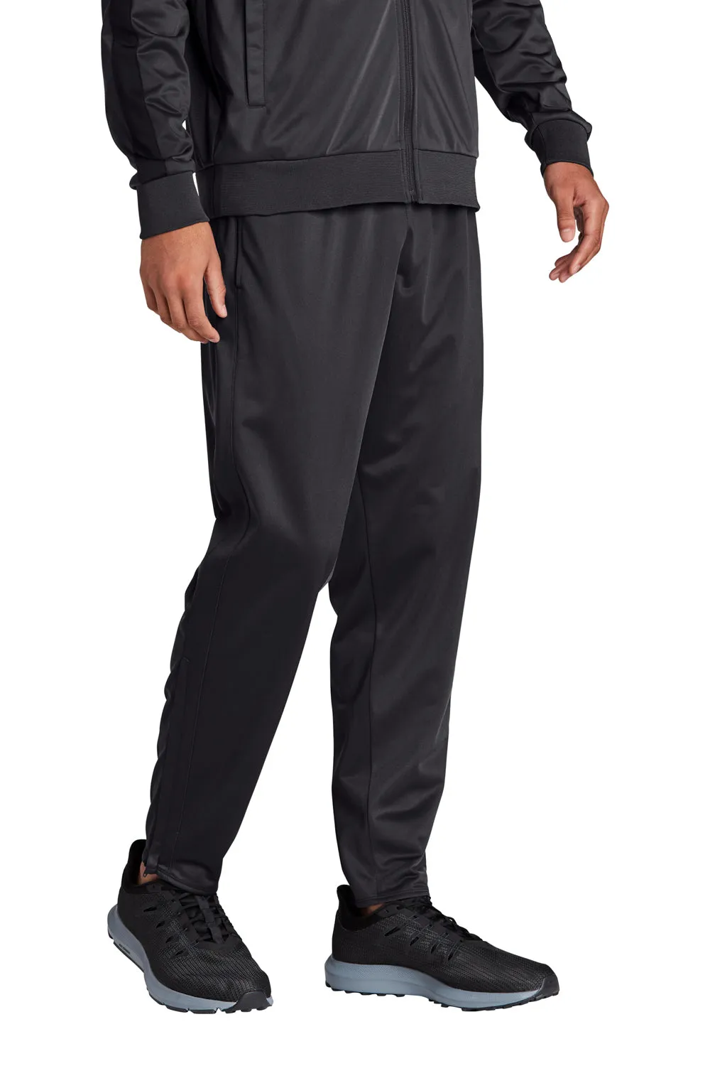 Sport-Tek Mens Tricot Track Pants w/ Pockets - Graphite Grey