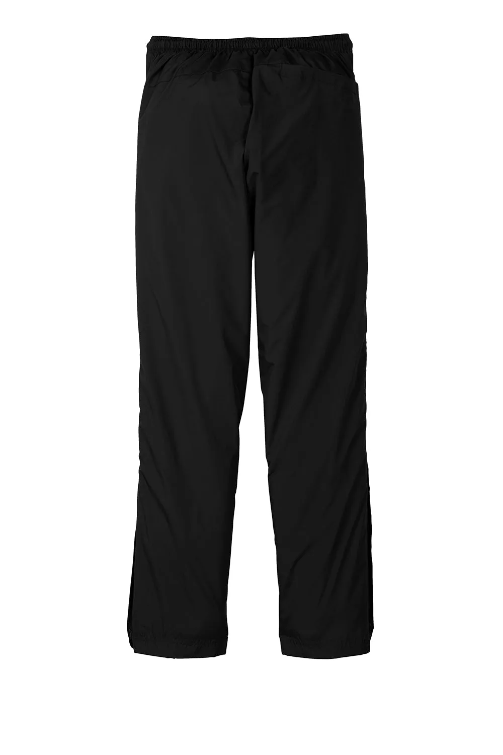 Sport-Tek Mens Water Resistant Wind Pants w/ Pockets - Black