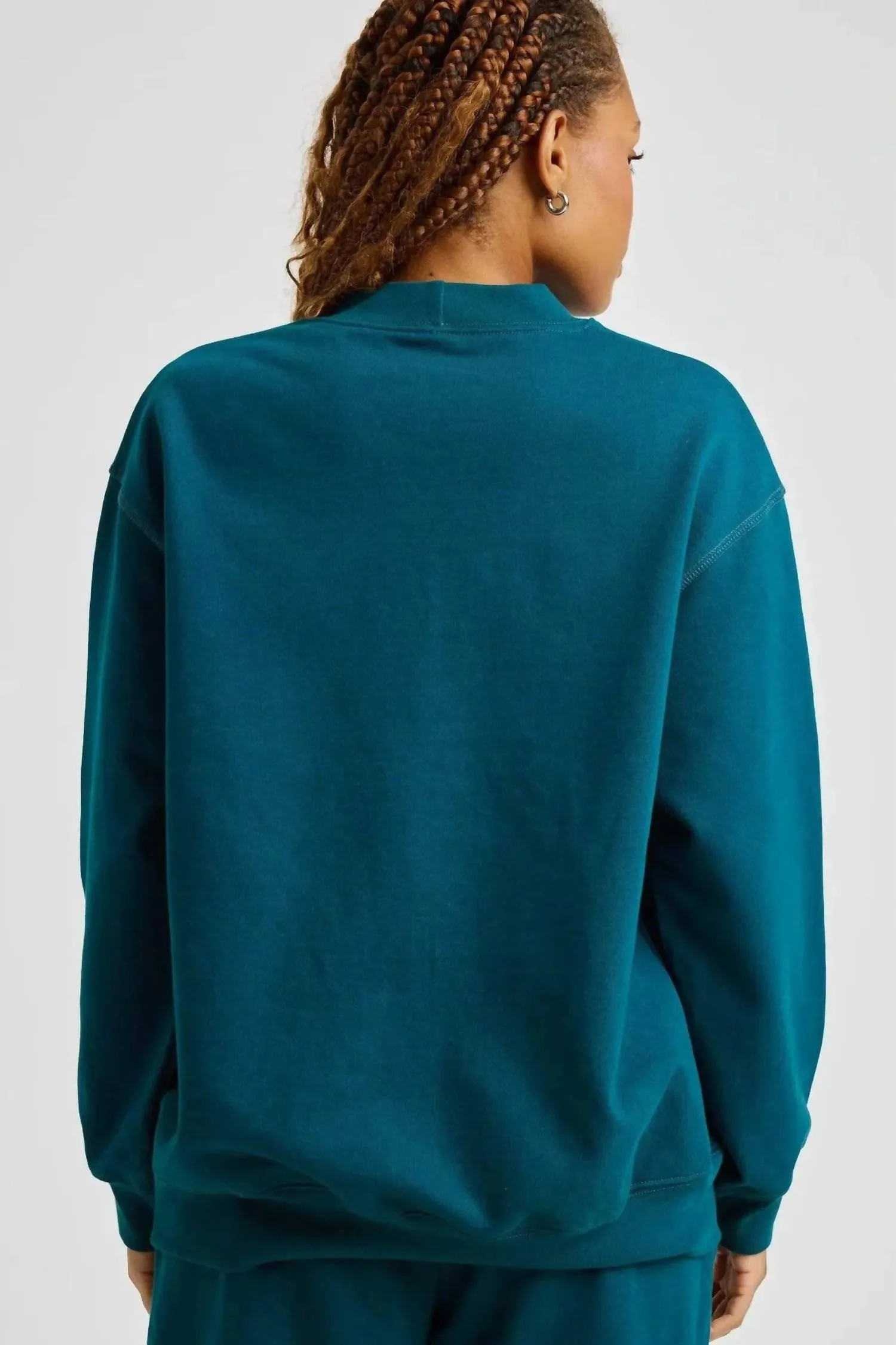 Sports Sweatshirt In Teal