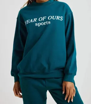 Sports Sweatshirt In Teal