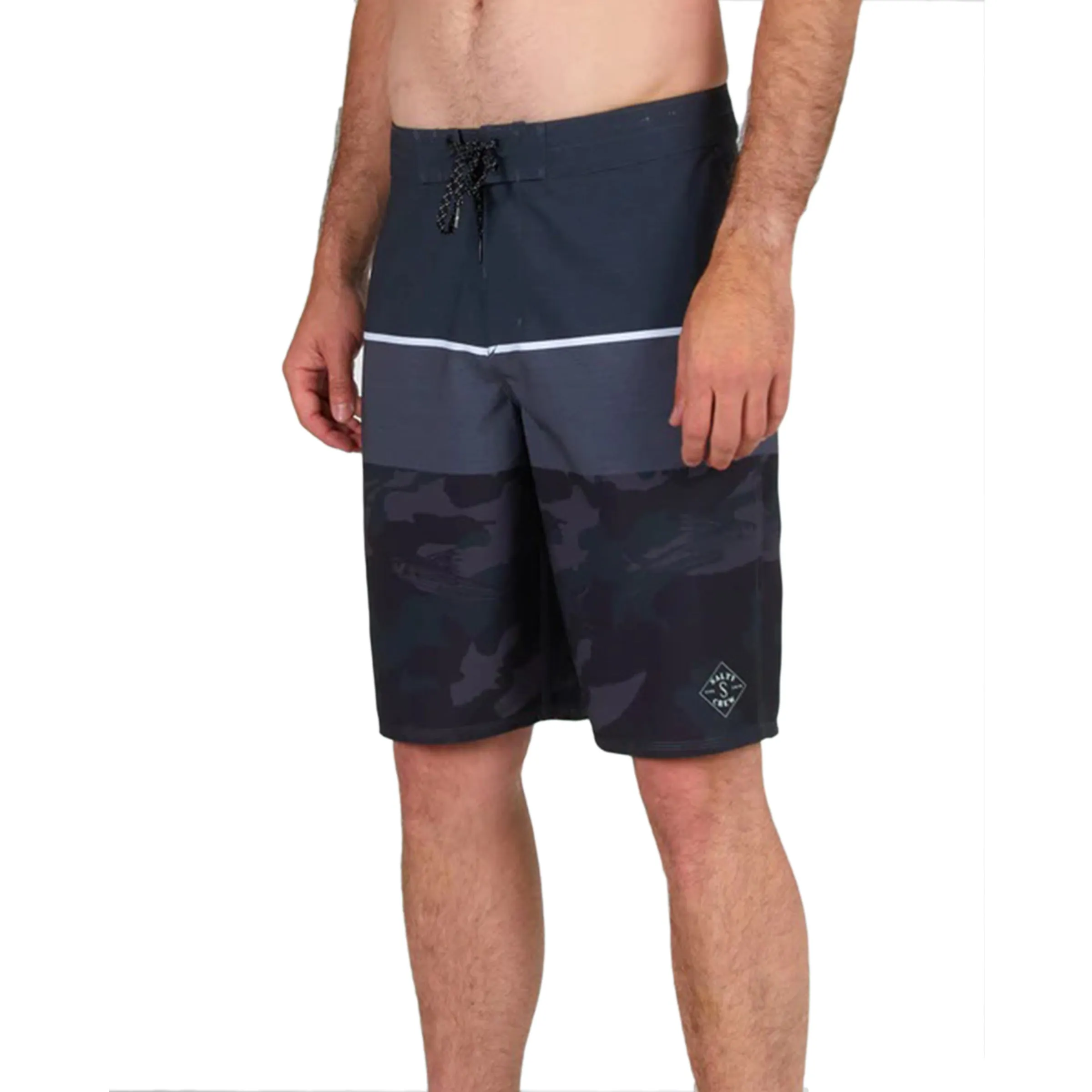 Stacked 21" Boardshort - Black