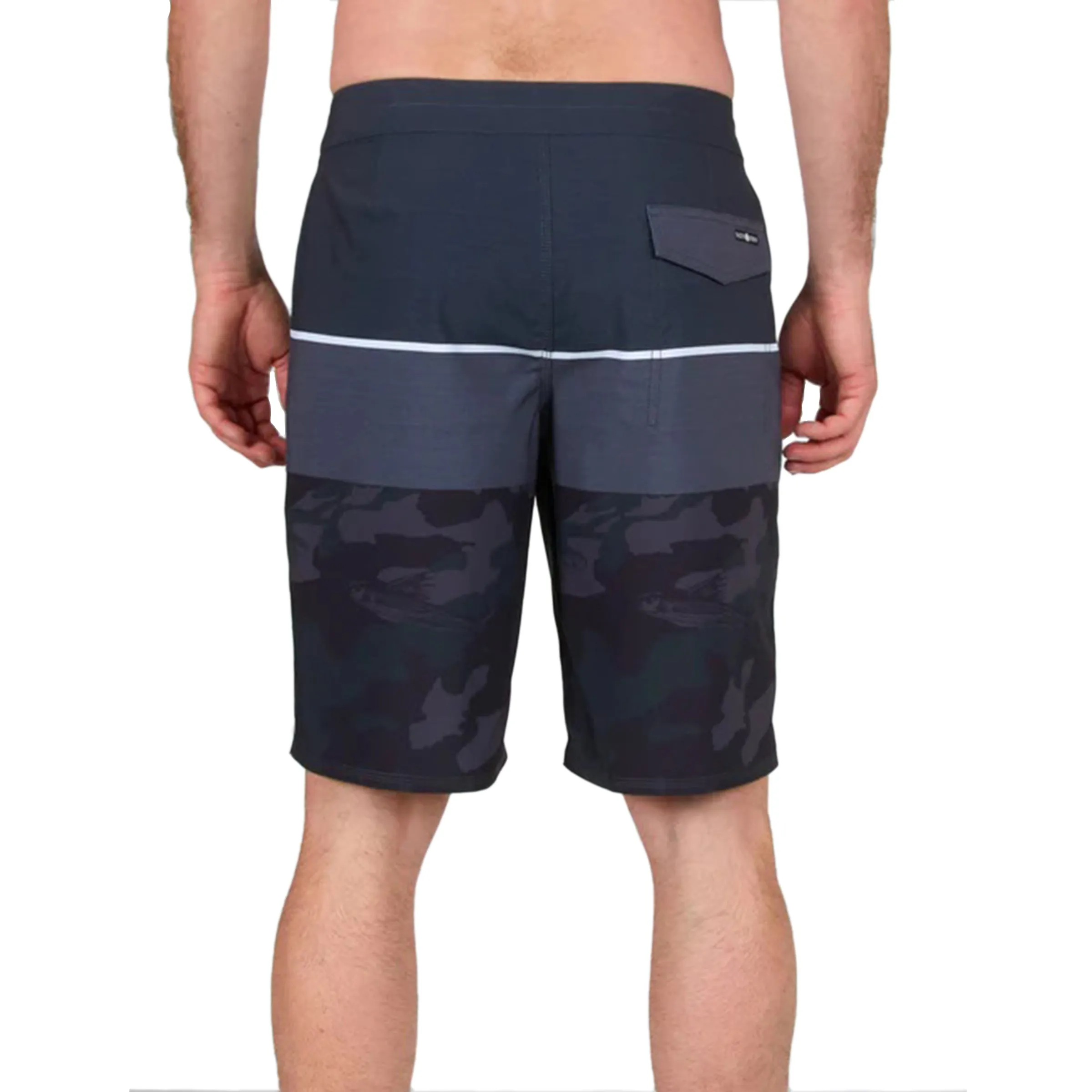 Stacked 21" Boardshort - Black
