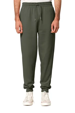 Stanley/Stella Mens Flyer Jogger Sweatpants w/ Pockets - Khaki Green