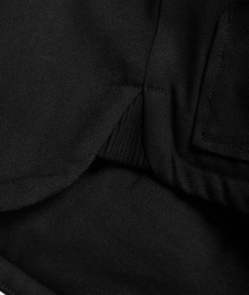 Stone Castine Gilet in Black