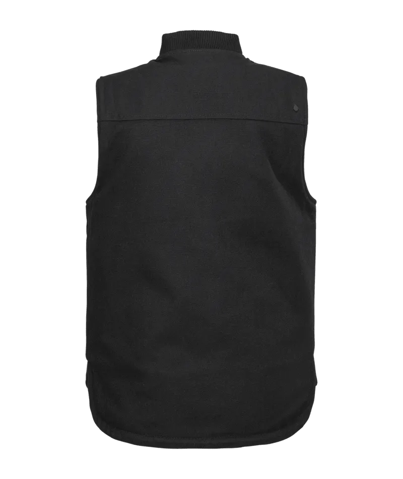 Stone Castine Gilet in Black