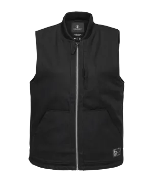 Stone Castine Gilet in Black