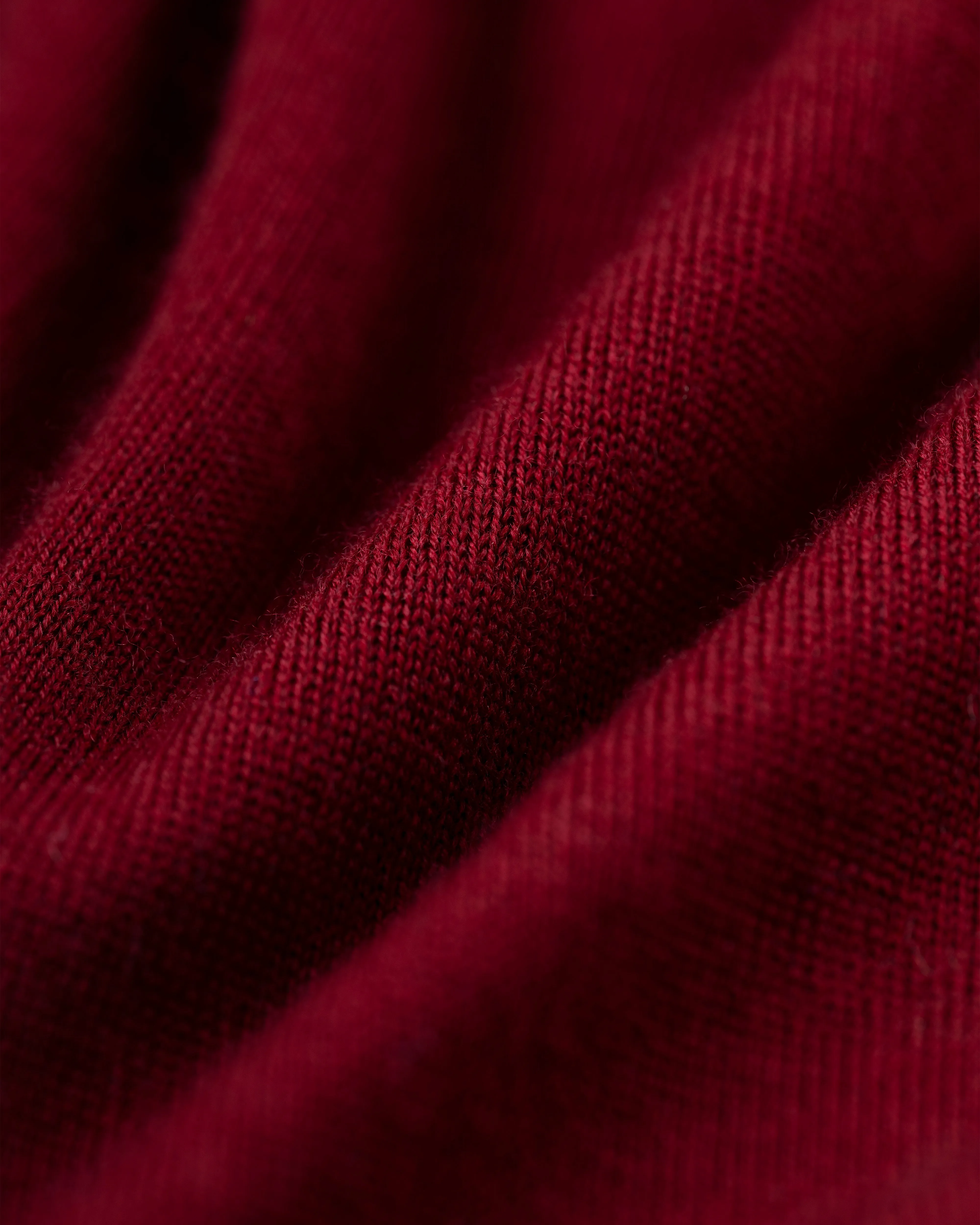 SUPERFINE MERINO WOOL SWEATER - BURGUNDY