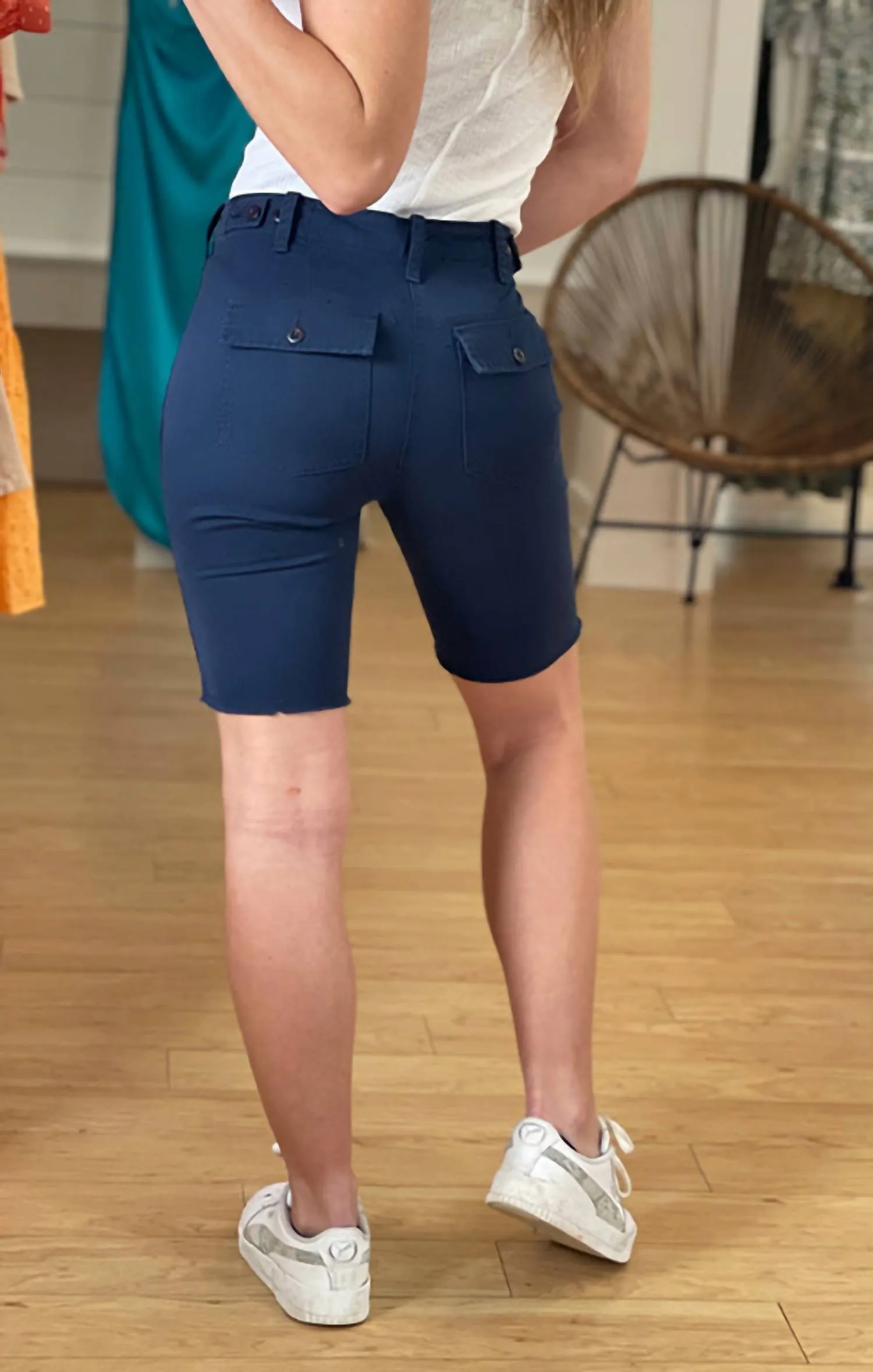 Surplus Bermuda Shorts In Navy