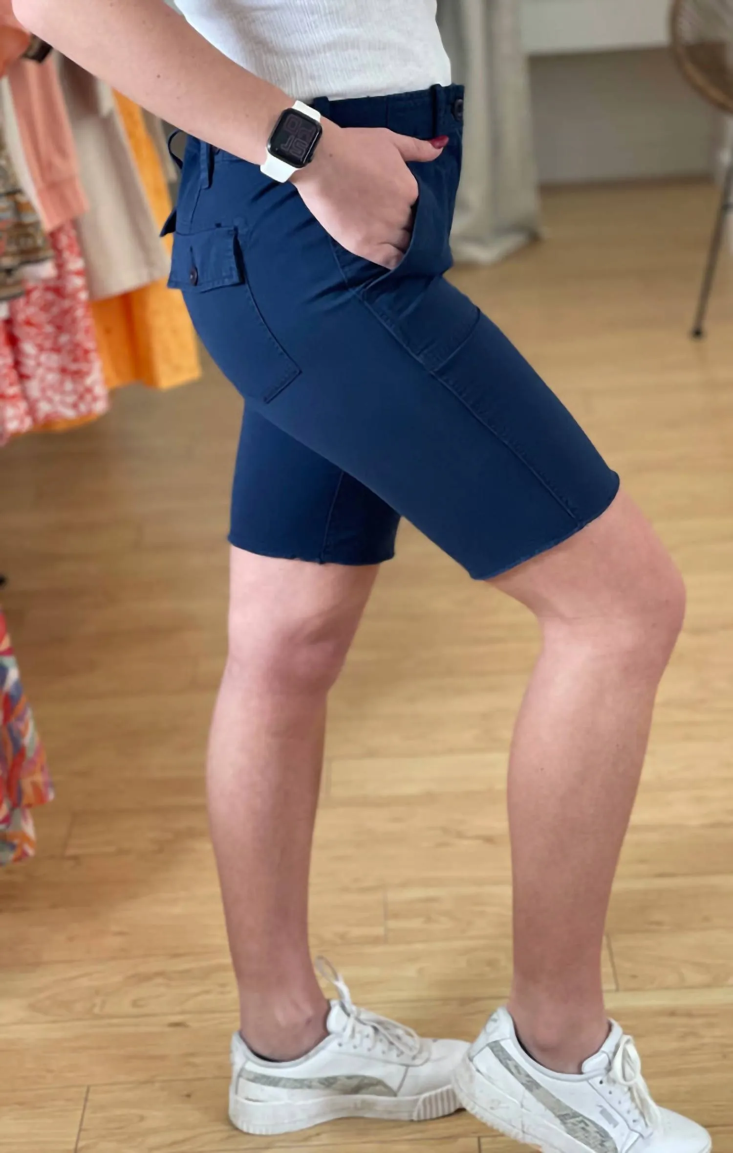 Surplus Bermuda Shorts In Navy
