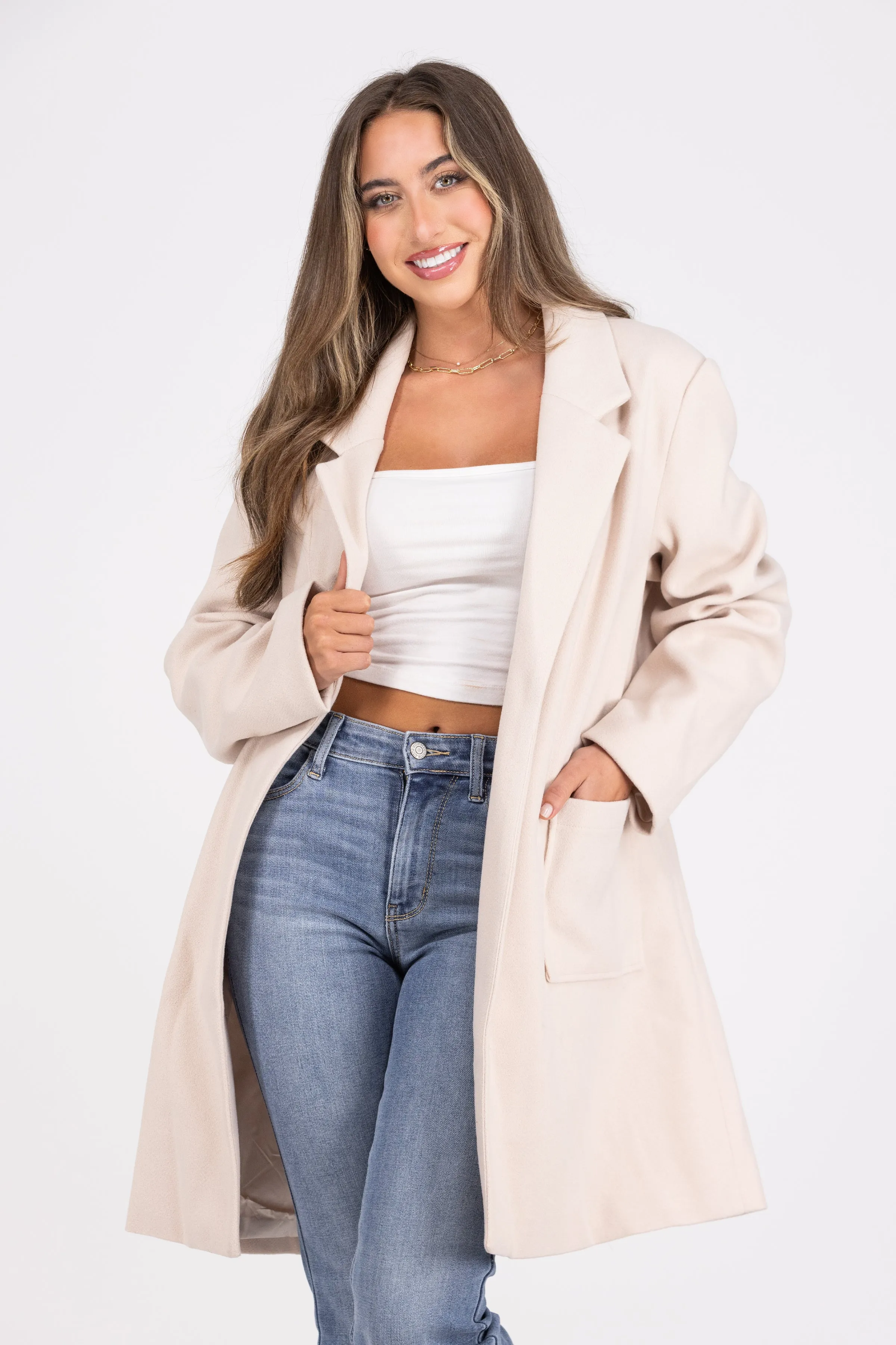 Take A Long Walk Women's Collared Jacket *Final Sale*
