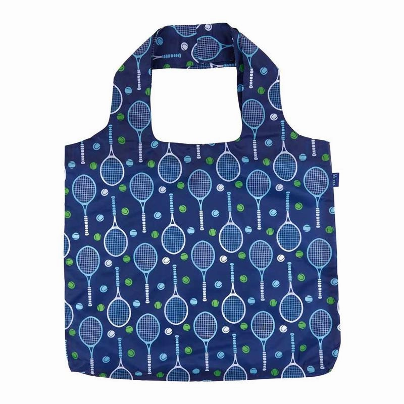 Tennis Navy blu Reusable Shopping Bag-Machine washable