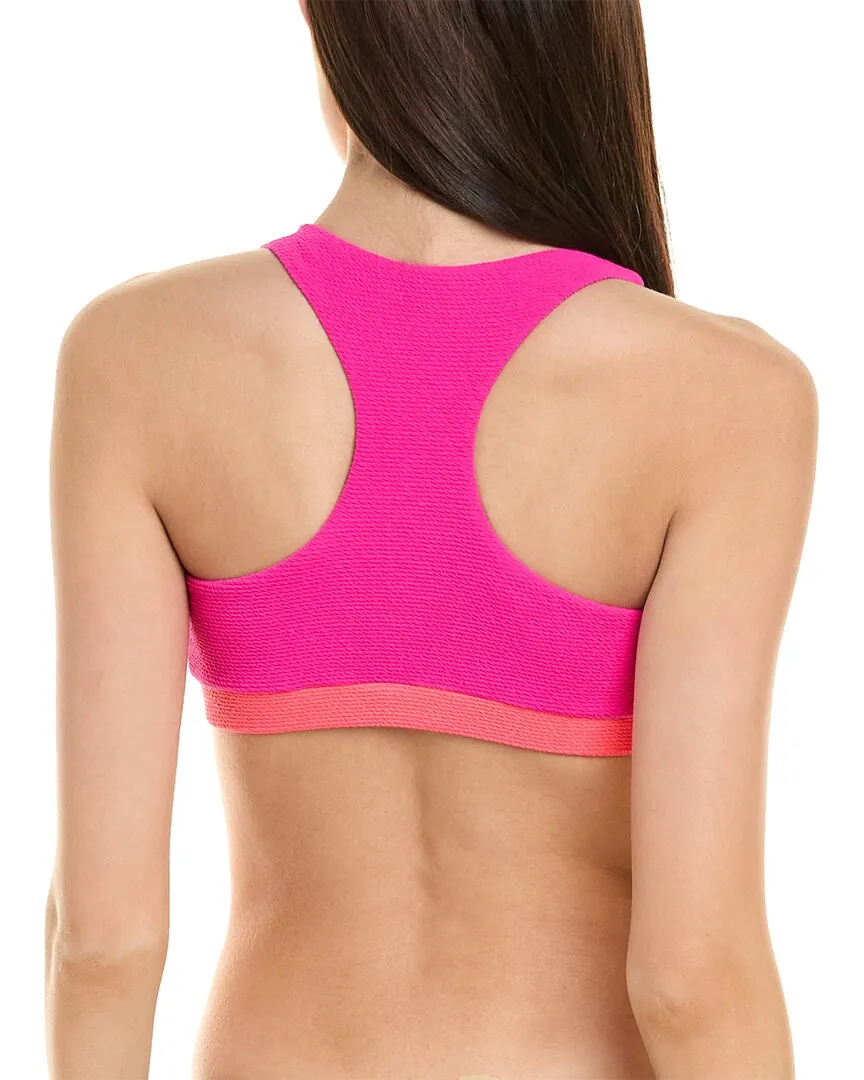 Terez Textured Sport Bikini Top