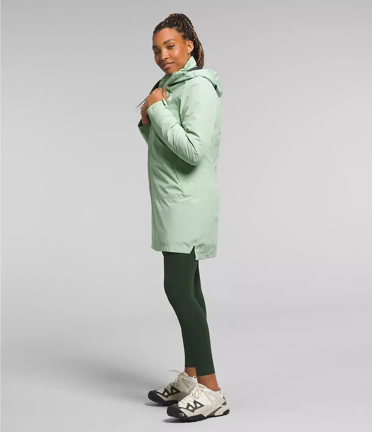 The North Face ThermoBall Eco NF0A5GBNI0G Triclimate Parka Women's Green SGN739