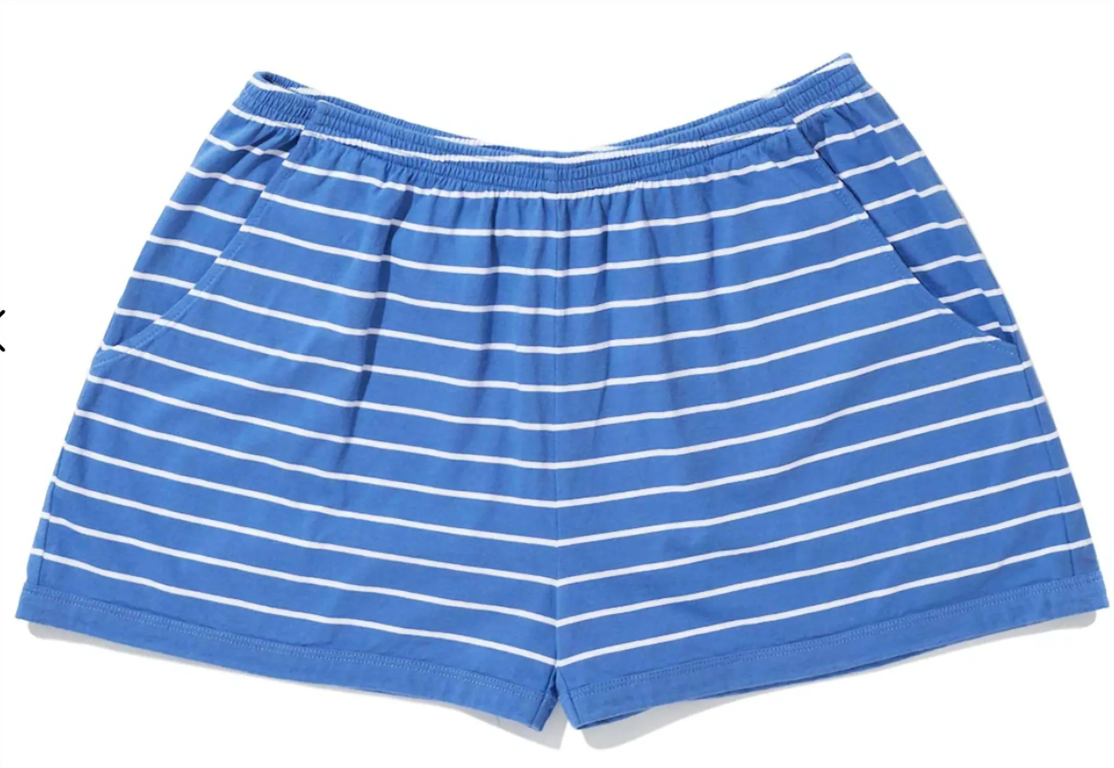 The Short In Denim/white
