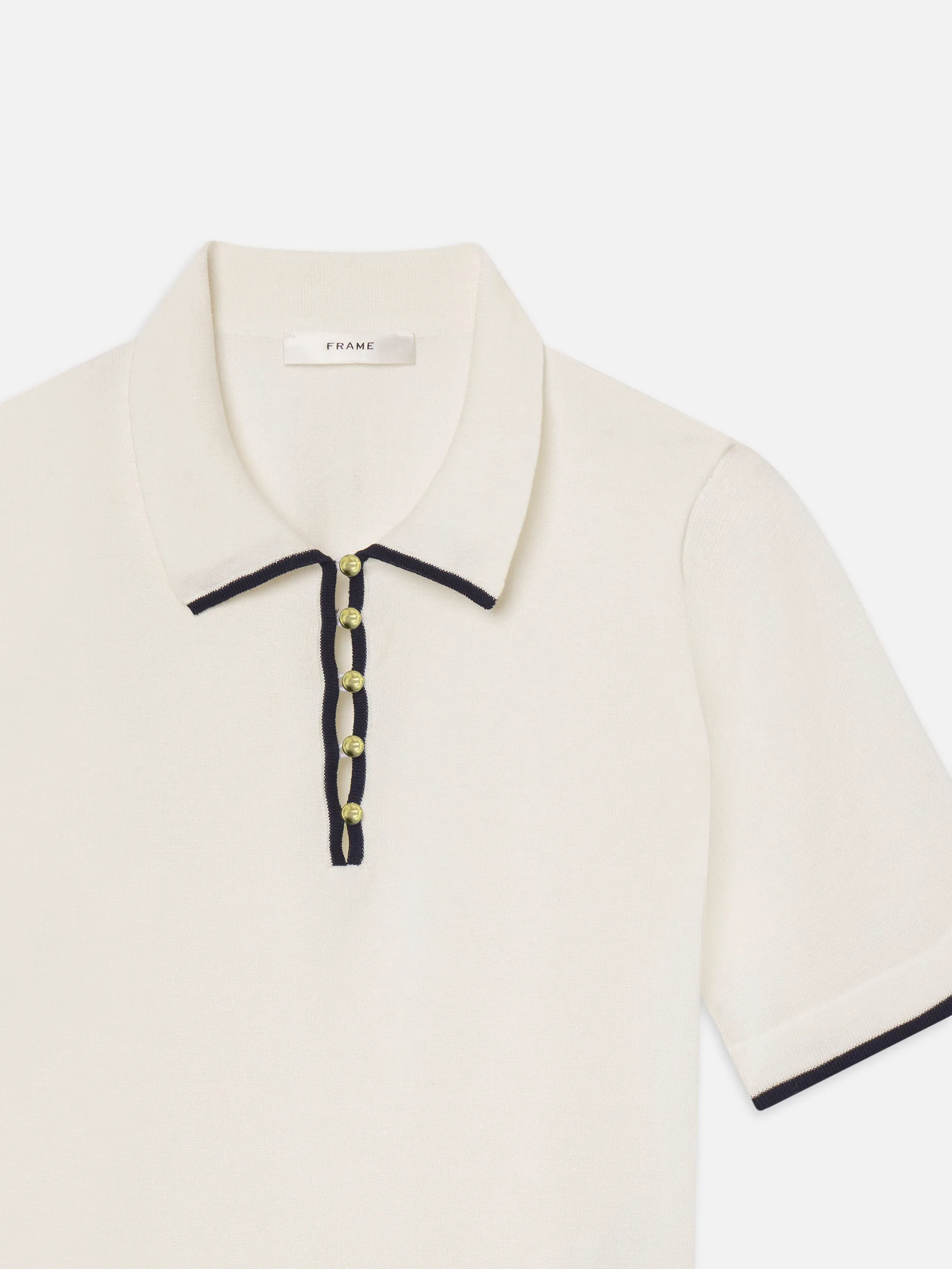 The Sport Polo -- Cream Multi