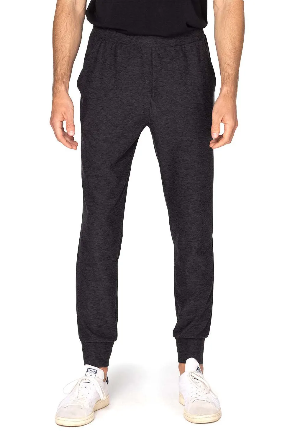 Threadfast Apparel Mens Impact jogger Pants w/ Pockets - Heather Black