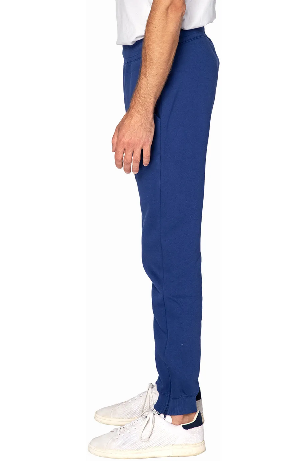 Threadfast Apparel Mens Ultimate Fleece Sweatpants w/ Pockets - Navy Blue