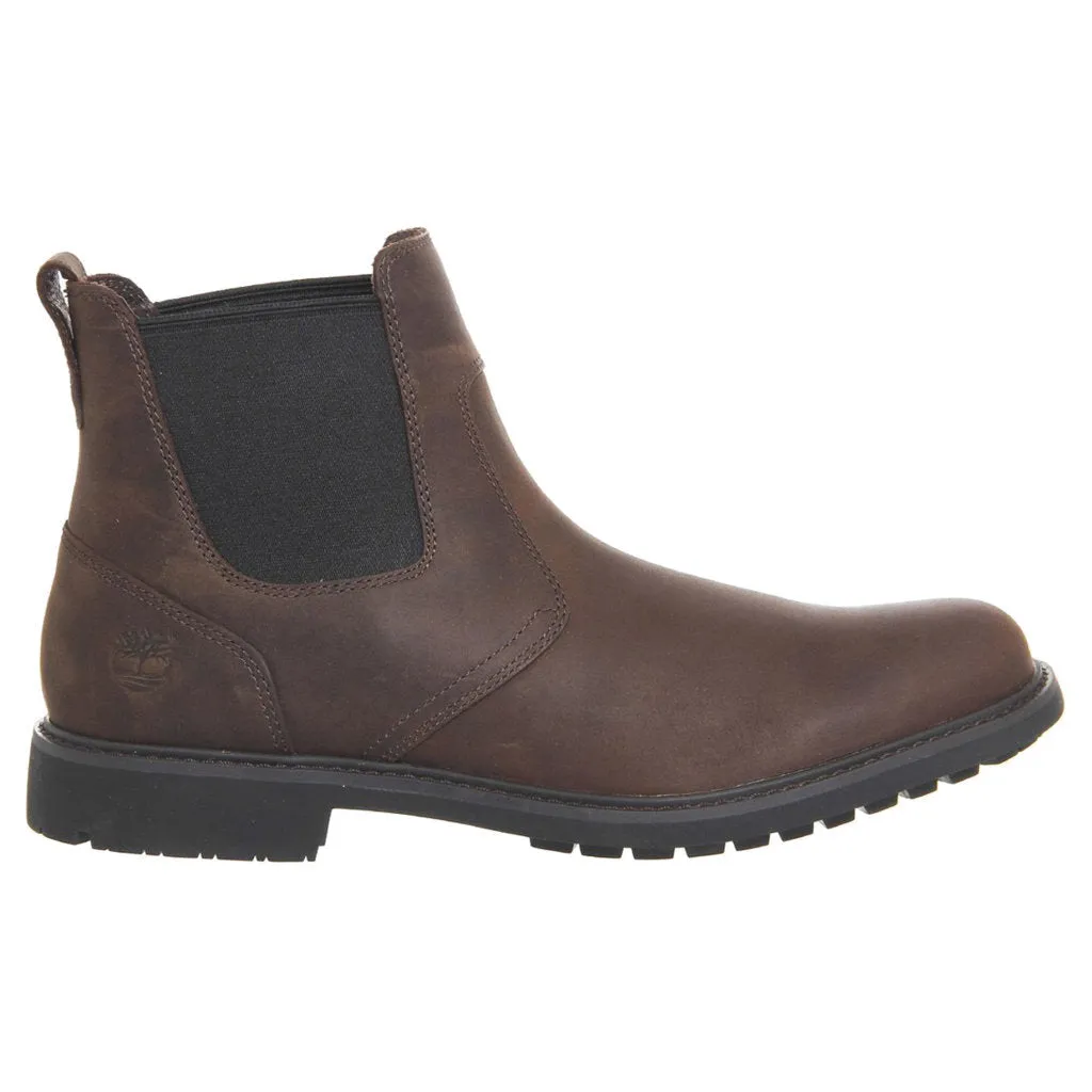 Timberland Stormbucks Leather Textile Men's Ankle Chelsea Boots