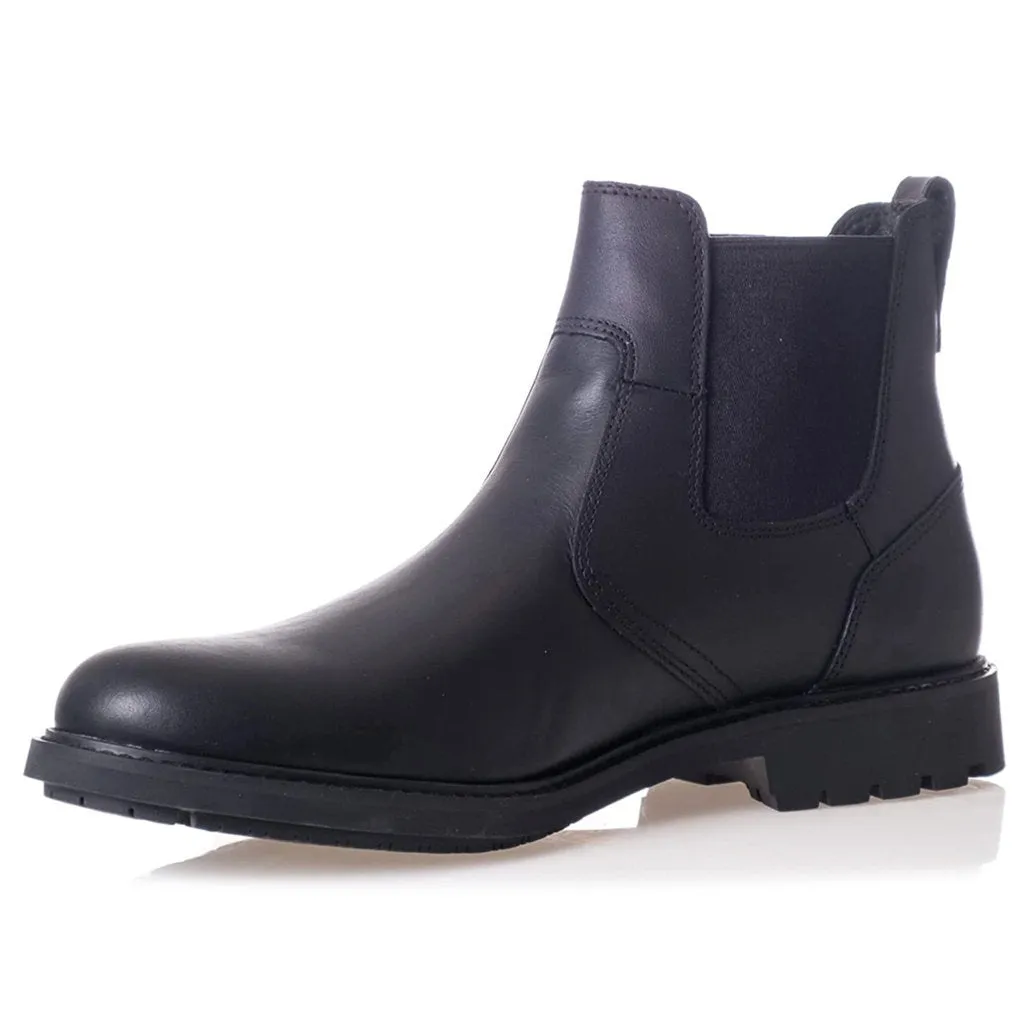 Timberland Stormbucks Leather Textile Men's Ankle Chelsea Boots