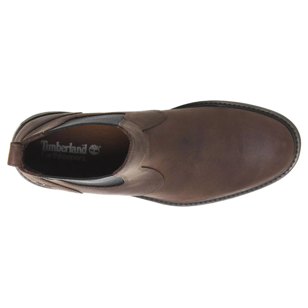 Timberland Stormbucks Leather Textile Men's Ankle Chelsea Boots