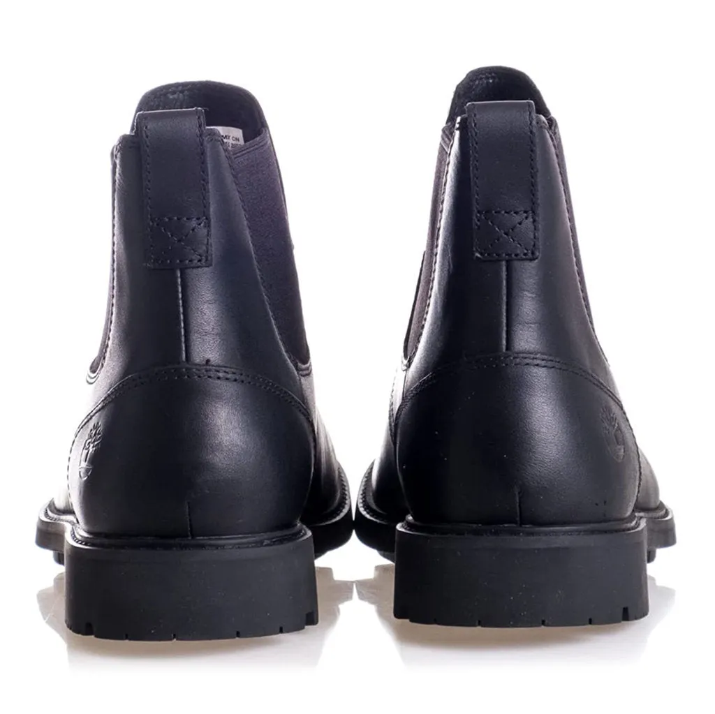 Timberland Stormbucks Leather Textile Men's Ankle Chelsea Boots