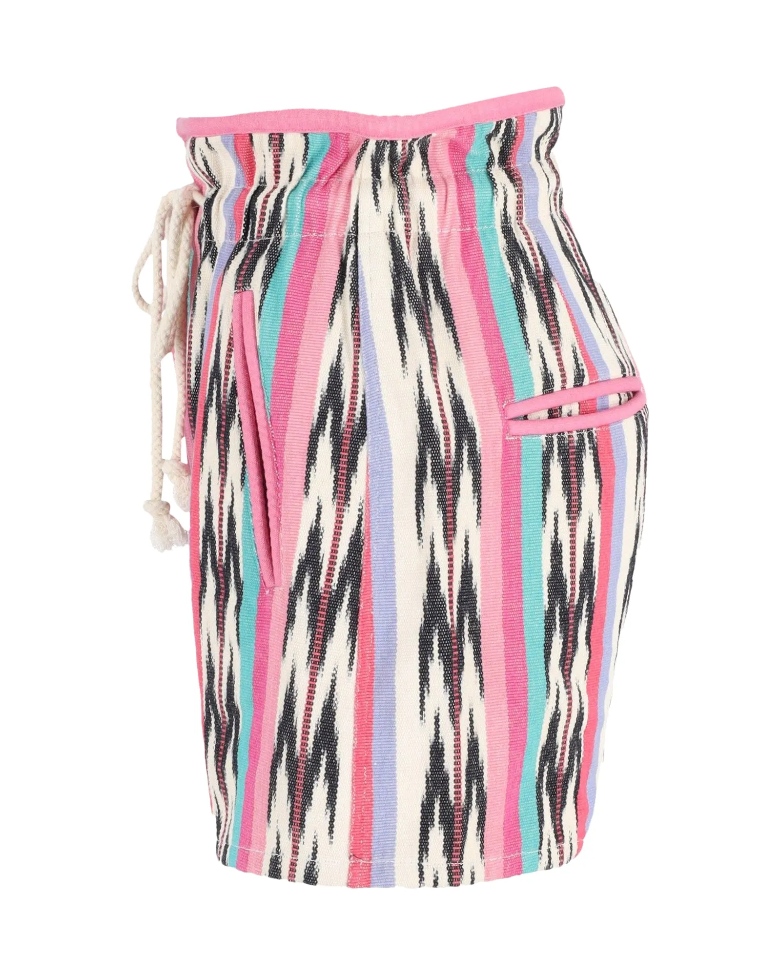 Étoile Isabel Marant Striped Mini Shorts in Multicolor Cotton
