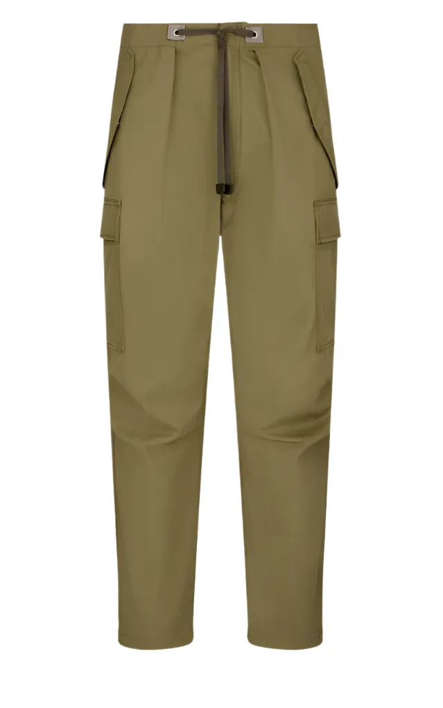 Tom Ford Mens Twill Cargo Sport Pants in Green