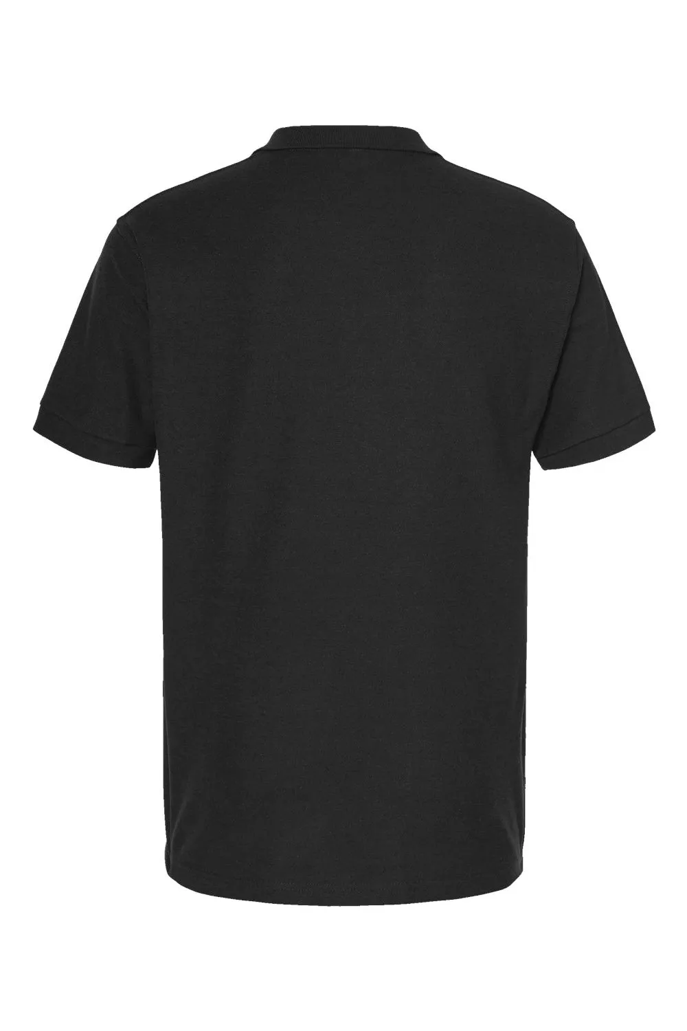 Tultex Mens Sport Short Sleeve Polo Shirt - Black