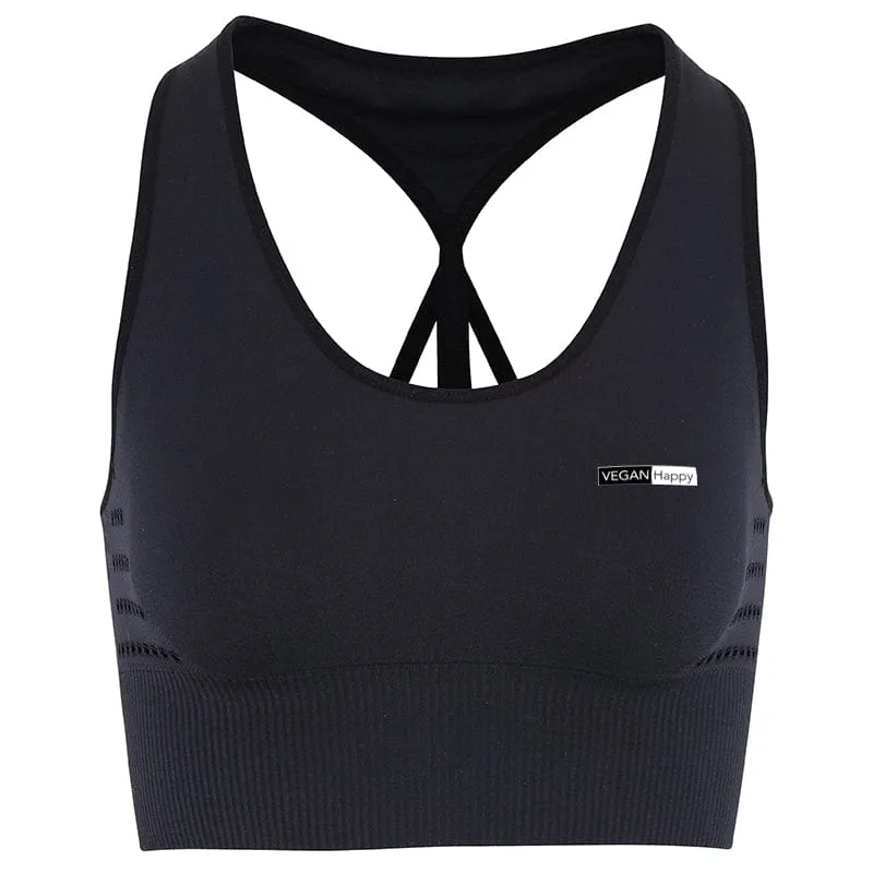 Vegan Women's Crop Top 'Reveal' Sports Bra | Multiple Colours