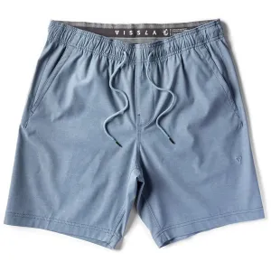 Vissla Hemp No See Em's ECO Elastic Shorts  18" - Slate Blue