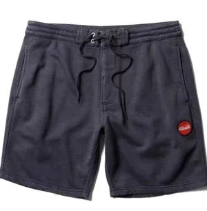Vissla Solid Sets  ECO Sofa Surfers Elastic Shorts  18.5" -Black Heather