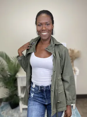 Walk On By Women's Button Up Jacket *Final Sale*