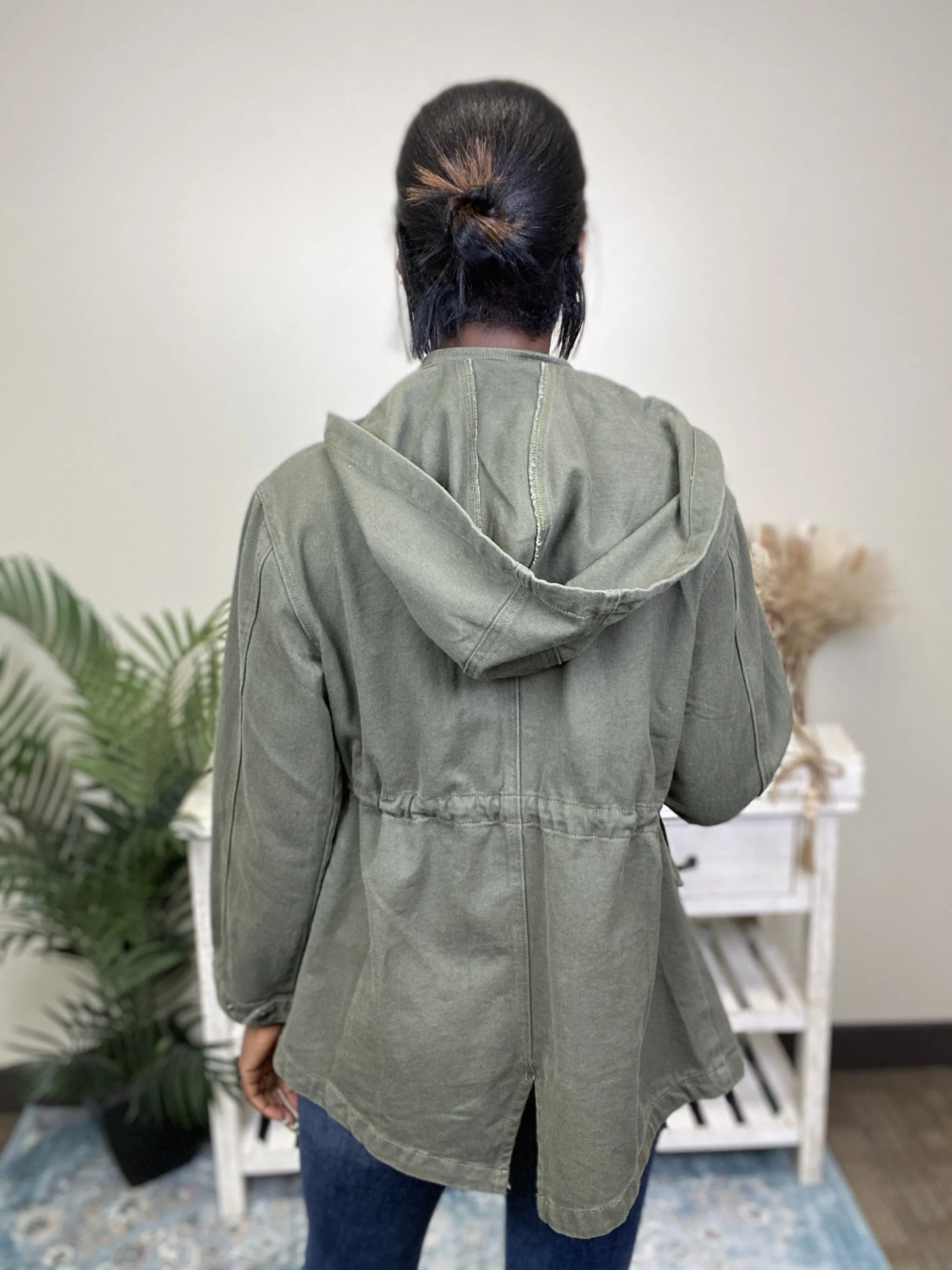 Walk On By Women's Button Up Jacket *Final Sale*