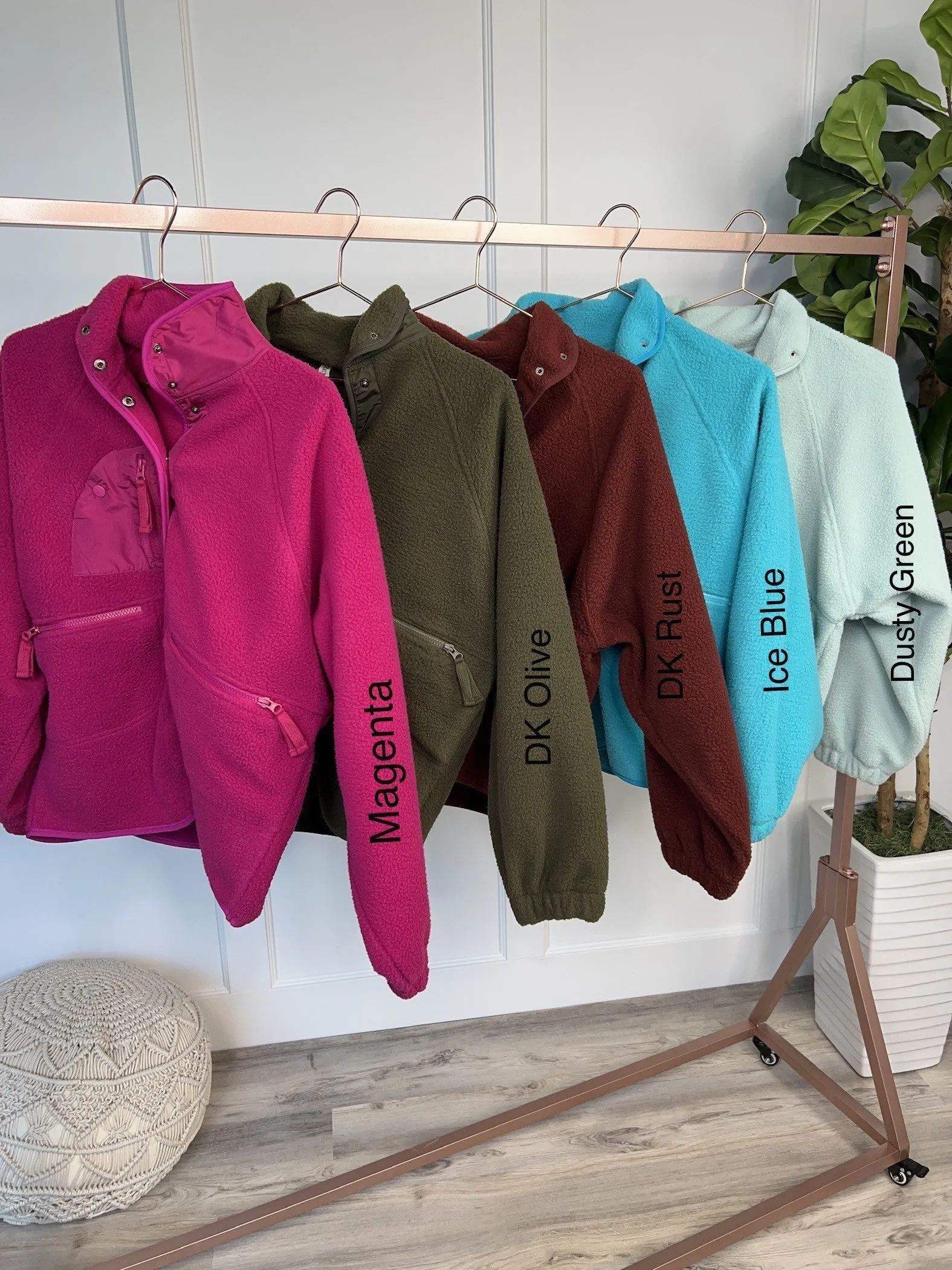 Weekend Ready Women's Button Up Fleece Jacket