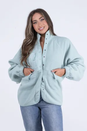 Weekend Ready Women's Button Up Fleece Jacket