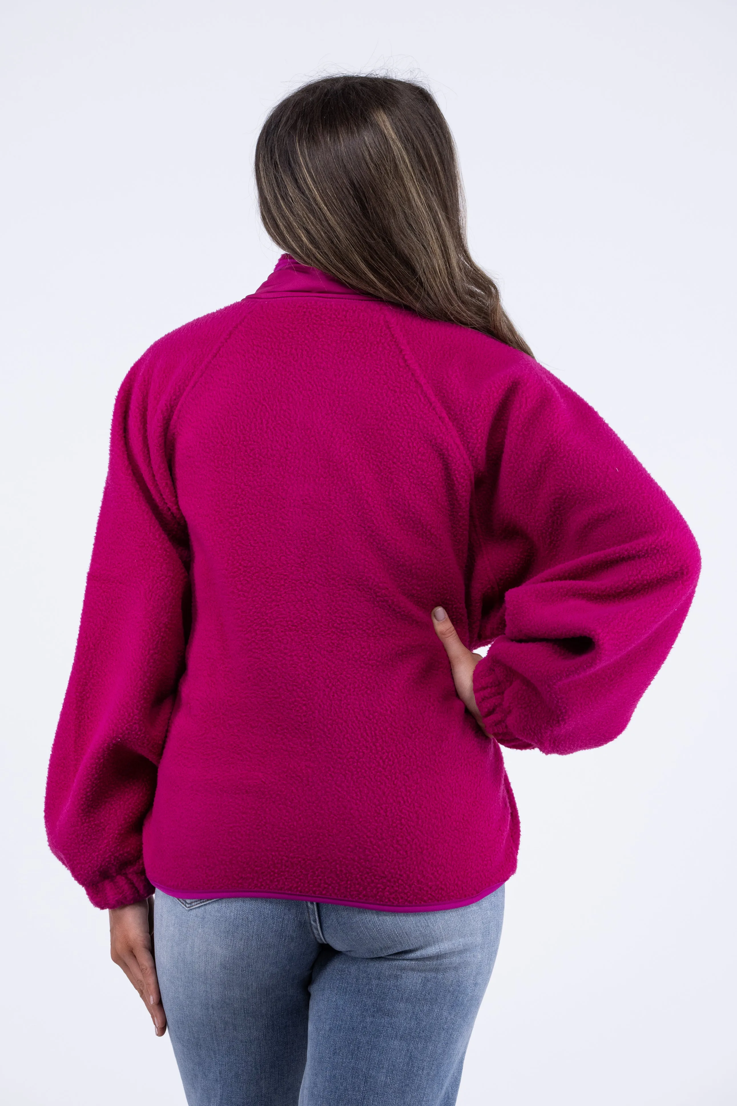 Weekend Ready Women's Button Up Fleece Jacket