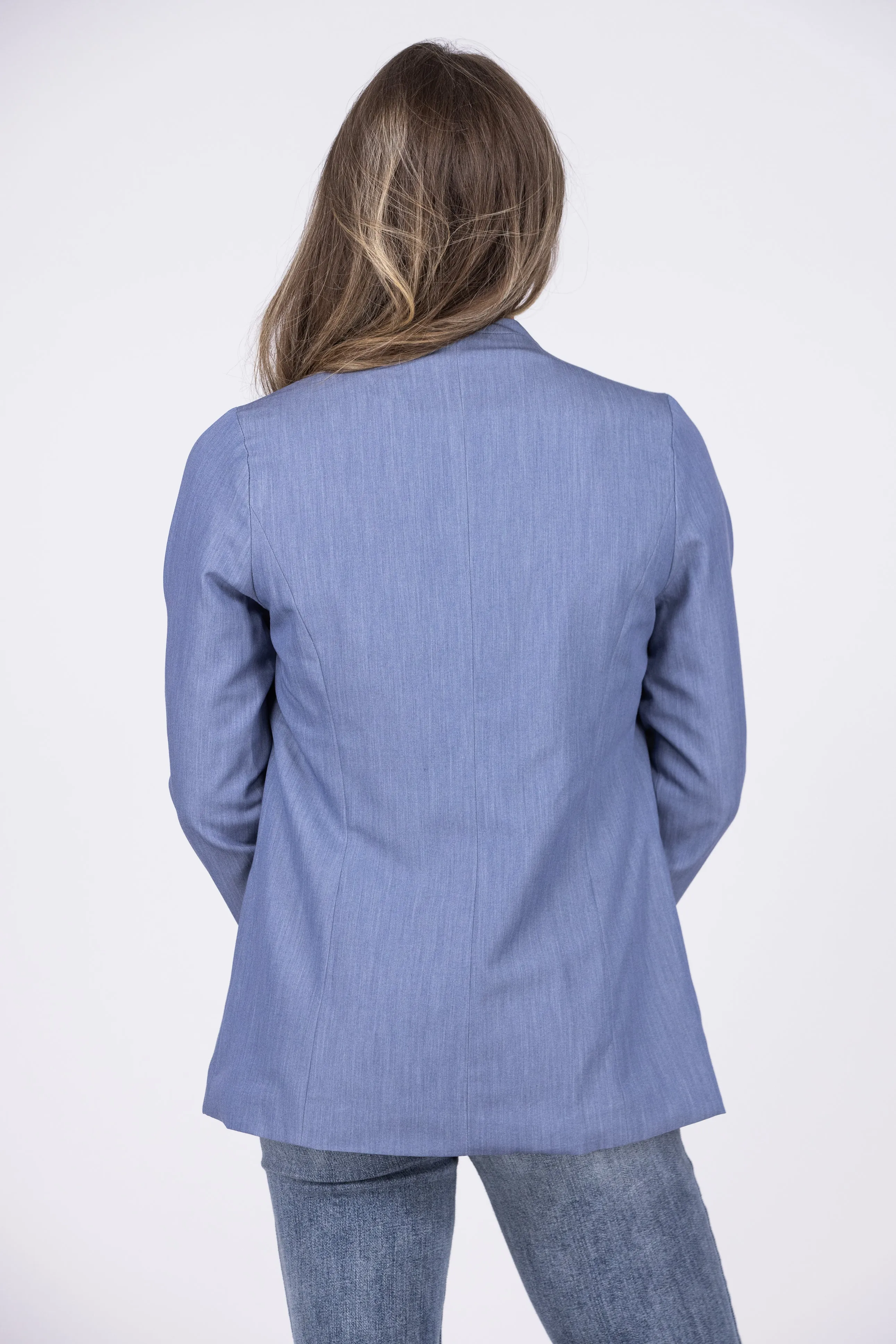 Well Suited Women's Collarless Jacket