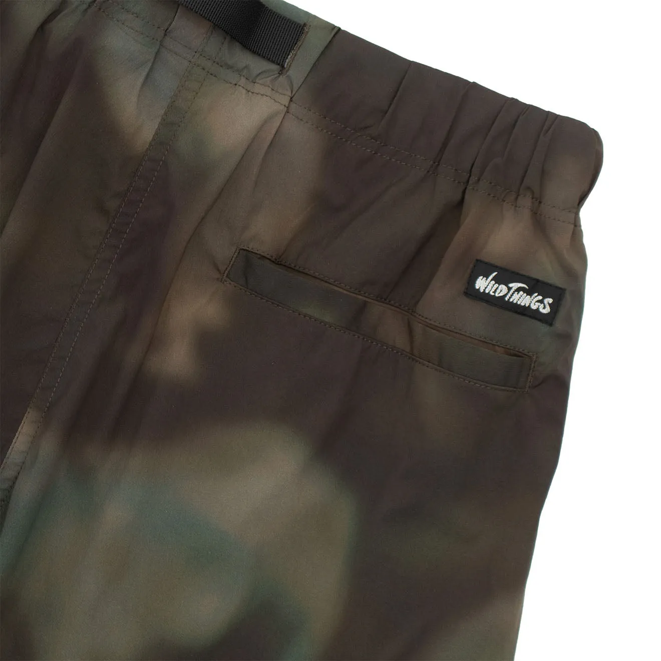 Wild Things Camp Shorts Nature Mosaic Olive