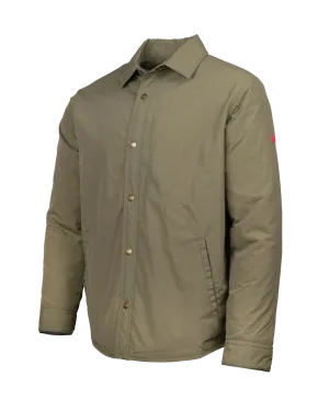 Wind Pro Utility Overshirt Jacket in Burnt Olive